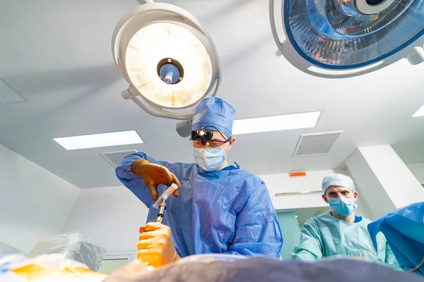 Especialista Cirugía Emergencia Tratamiento Hospitalario Quirúrgico Profesional —  Fotos de Stock