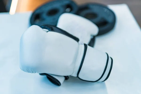 Sportic boxing gloves concept. Boxing training equipment.