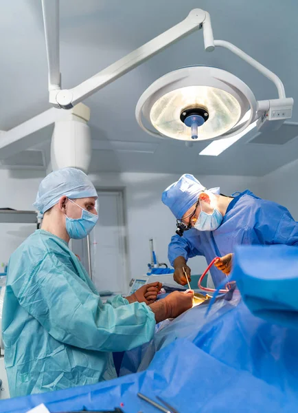 Surgeon Healthcare Operating Surgery Professional Mask Uniform — Stockfoto
