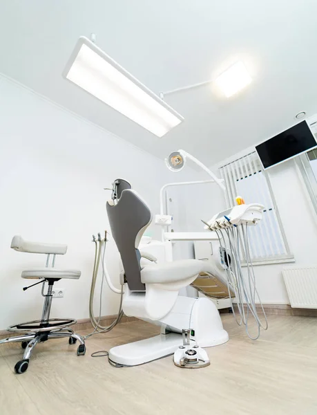 Estomatologia Clínica Quarto Interior Armário Odontologia Branca Moderna — Fotografia de Stock