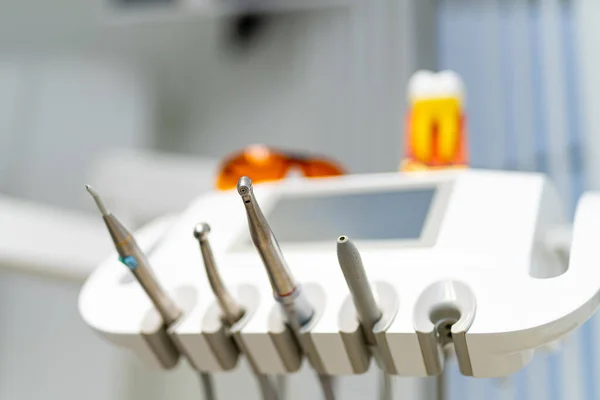 Sprzęt Stomatologiczny Leczenia Zębów Opieka Zdrowotna Stomatologiczna — Zdjęcie stockowe