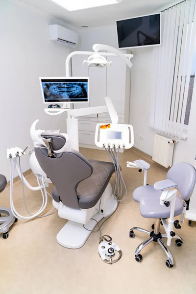 Estomatologia Branca Dental Armário Moderno Dentes Saúde Odontologia Interior — Fotografia de Stock