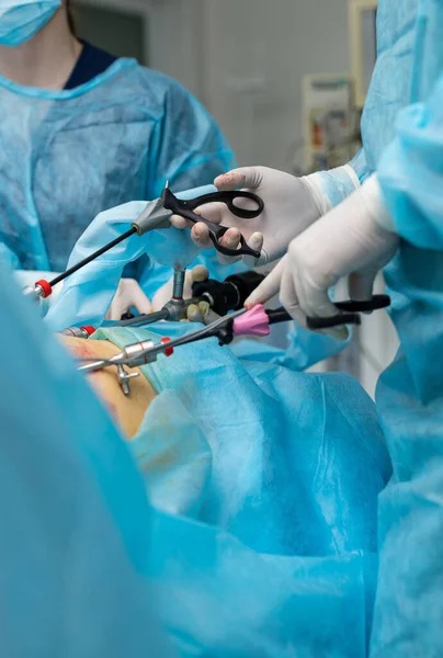 Close View Surgery Operation Treating Surgical Professional Healthcare — 스톡 사진