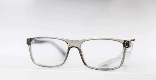 Eyewear Accessory White Background Stylish Modern Eyesight Glasses — ストック写真