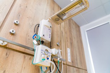 Professional hygiene equipment. Close up view of medical surgery device.