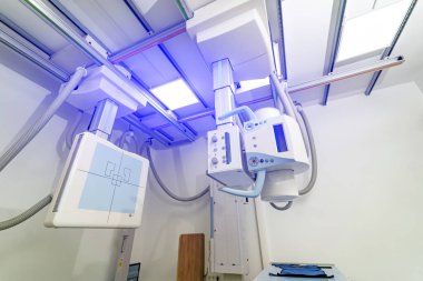 Klinik radyografi tanı cihazı. X-ray tıbbi profesyonel ekipman.