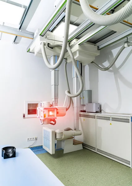 Рентгенівське Обладнання Радіологія Охорони Здоров Професійний Рентгенівський Пристрій Сучасній Лікарняній — стокове фото
