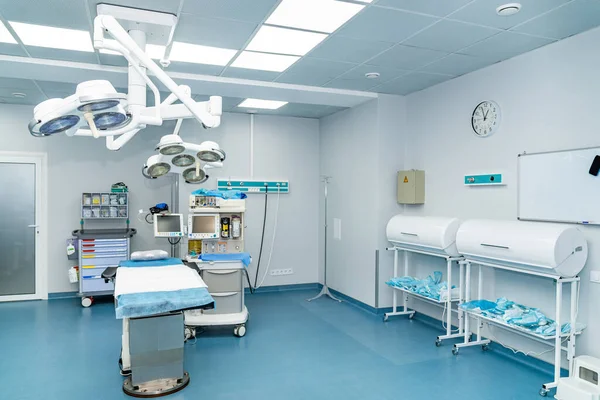 Sala Emergencias Clínicas Interiores Estériles Habitación Hospital Profesional Médica Moderna —  Fotos de Stock