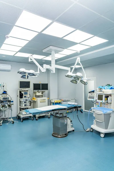 Interior Empty Emergency Hospital Room Professional Clinical Operation Ward — Stock Photo, Image