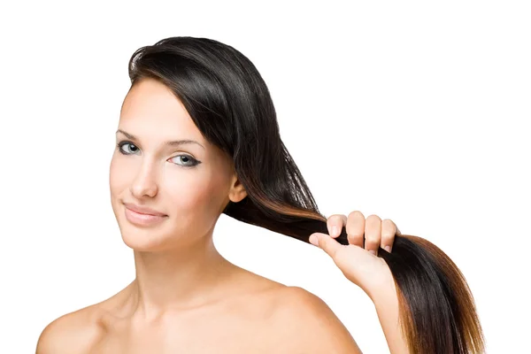 Ziehe an meinen Haaren. — Stockfoto