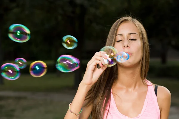 Min gratis bubblor. — Stockfoto