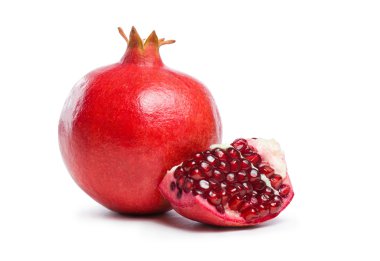 Juicy fresh pomegranate clipart