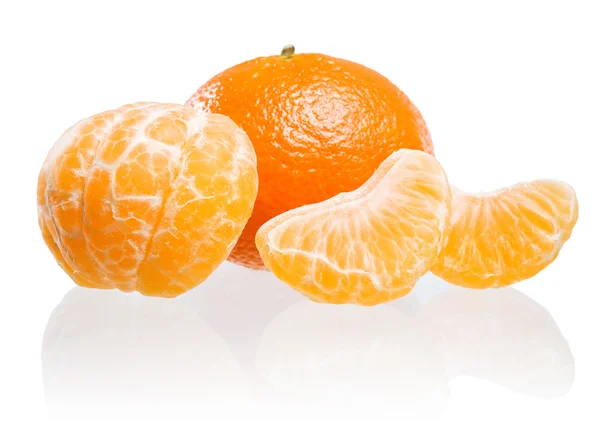 Mandarinas doces e frescas . — Fotografia de Stock