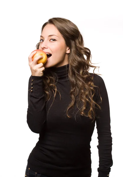 Una manzana al día mantiene alejado al médico.. —  Fotos de Stock