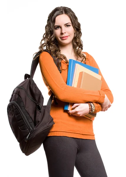 Young pretty student girl. — Stock Photo, Image