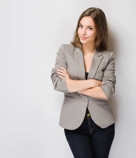 Gorgeous brunette woman. — Stock Photo, Image