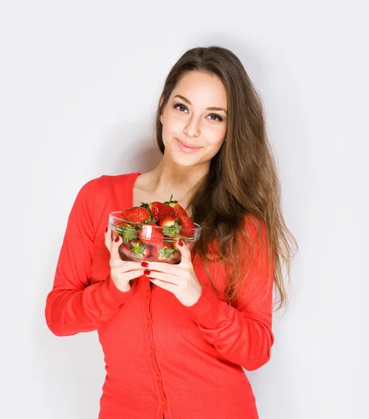 Strawberry cutie. — Stock Photo, Image