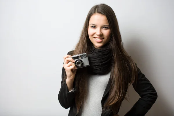 Joven fotógrafo . — Foto de Stock