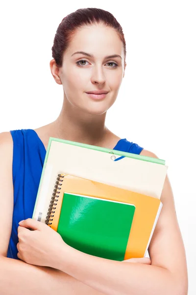 Cute young redhead student. Stock Picture