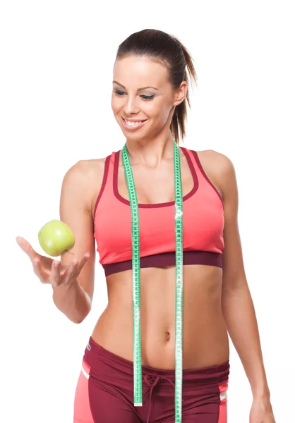 Fitness-Brünette. — Stockfoto