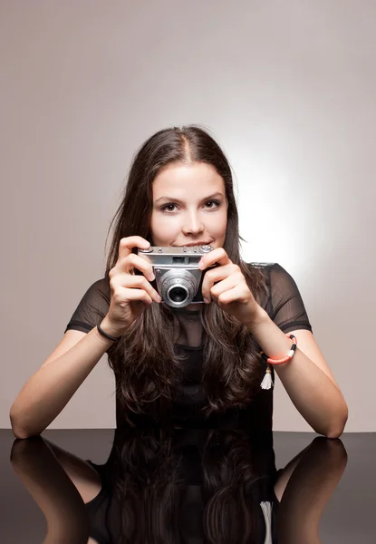 Junge Künstlerin. — Stockfoto