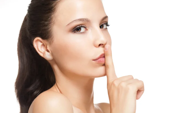 Brunette beauty portrait. — Stock Photo, Image