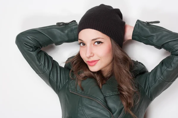 Cool young brunette. — Stock Photo, Image