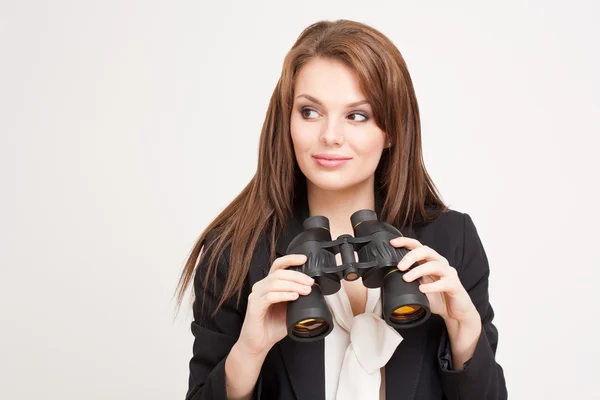 Cool hermosa joven mujer de negocios . — Foto de Stock