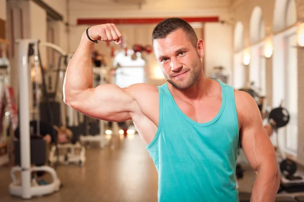Super fit young man. Royalty Free Stock Photos
