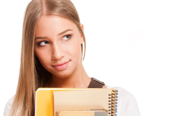 Prachtvolles Studentenmädchen. — Stockfoto