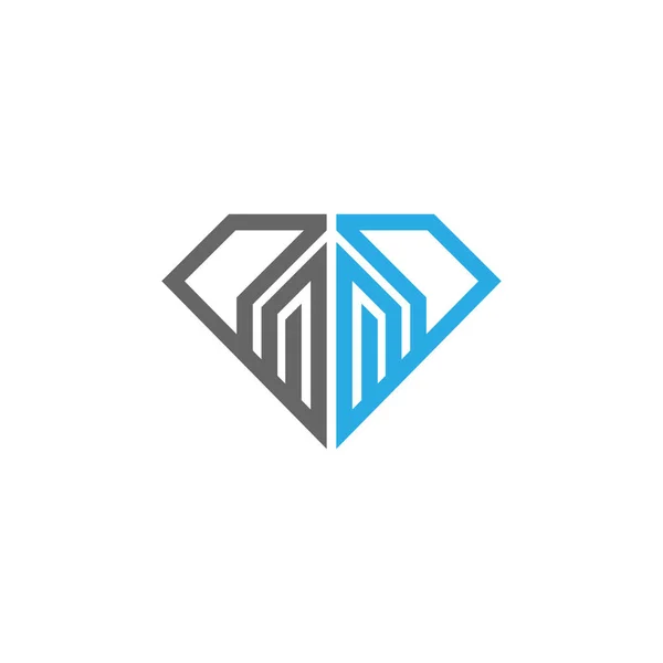 Logotipo Design Diamante Para Indústria Construção Ilustração Vetorial Eps Eps — Vetor de Stock