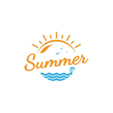 Yazın arkaplan tasarımı. Vektör illüstrasyon EPS.8 EPS.10