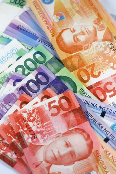 Filipine Peso Bills — Fotografie, imagine de stoc