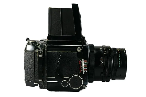 Retro medio formato pellicola fotocamera — Foto Stock