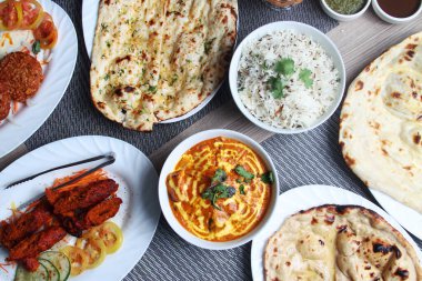 Photo of freshly cooked assorted dishes.