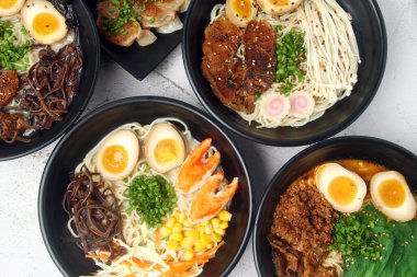 Photo of freshly made assorted Japanese food.