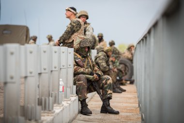 Kramatorsk, Ukrayna. 02.05.2014.? heckpoint Andreevka köyü yakınlarında.