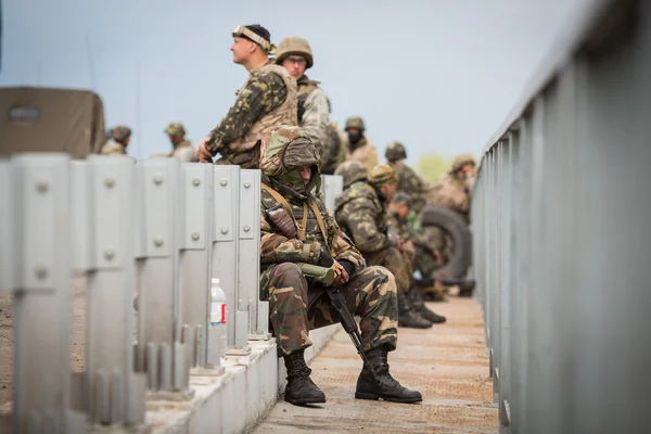 Kramatorsk, Ucraina. 02.05.2014. Punto di osservazione vicino al villaggio Andreevka . — Foto Stock