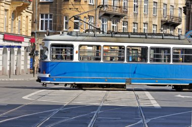 sokakta Krakow, Polonya