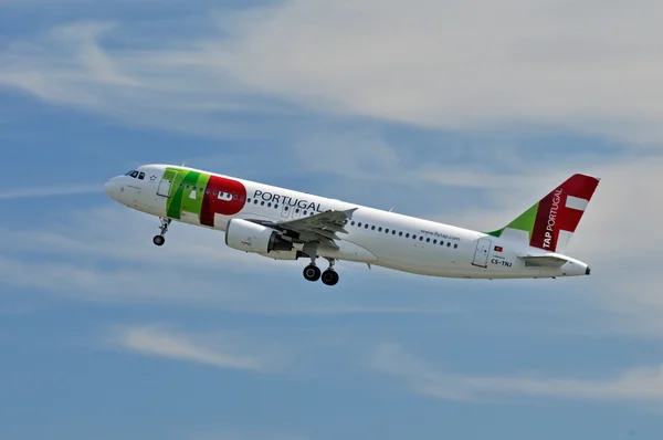 Líneas aéreas de Portugal — Foto de Stock