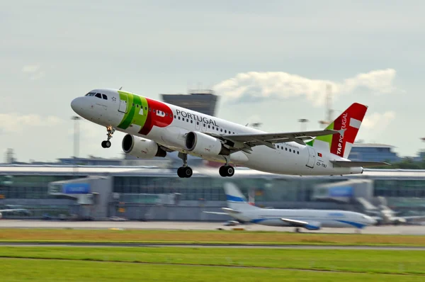 포르투갈 항공사 — 스톡 사진