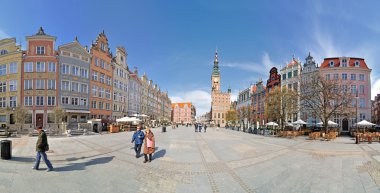 Eski Gdansk kasabası