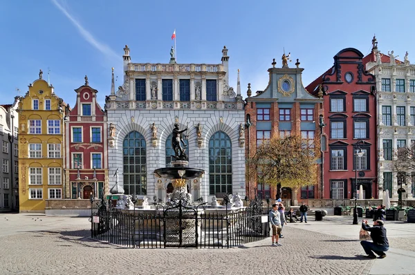 Старый город Гданьск — стоковое фото