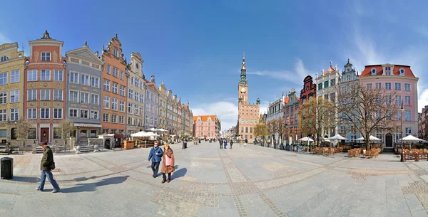 Eski Gdansk kasabası — Stok fotoğraf