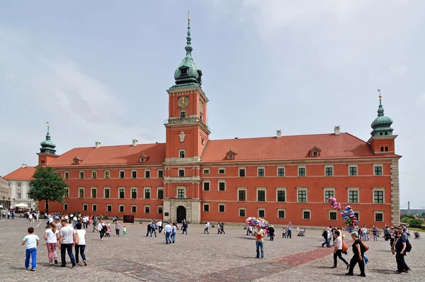 King castle in Warsaw old town — Stock Photo, Image