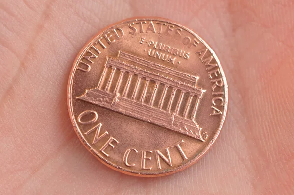 One cent — Stock Photo, Image