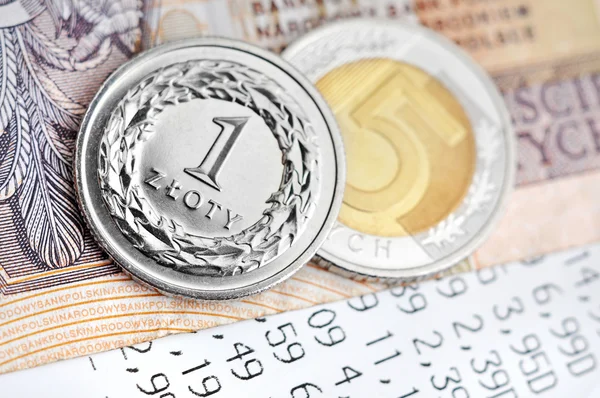 Polish zloty — Stock Photo, Image