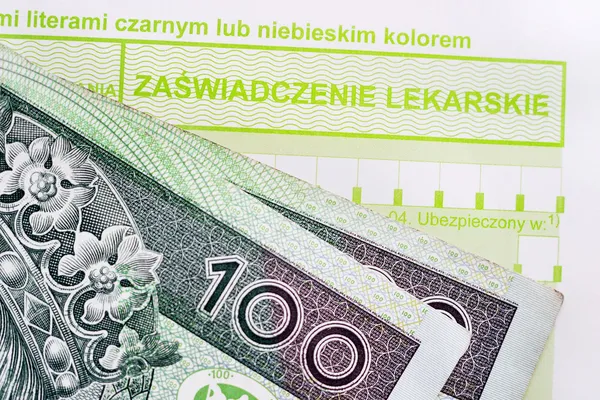 Zaświadczenie lekarskie — Zdjęcie stockowe