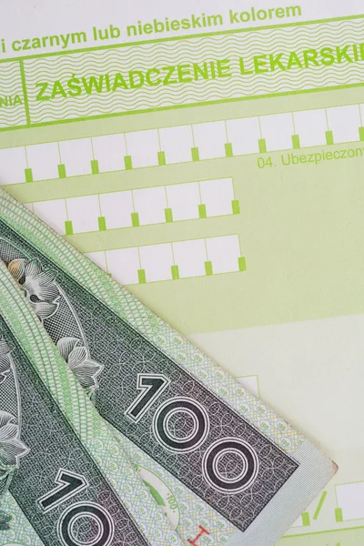 Medical certificate — Stock Photo, Image