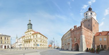 Cracow Gate in Lublin clipart